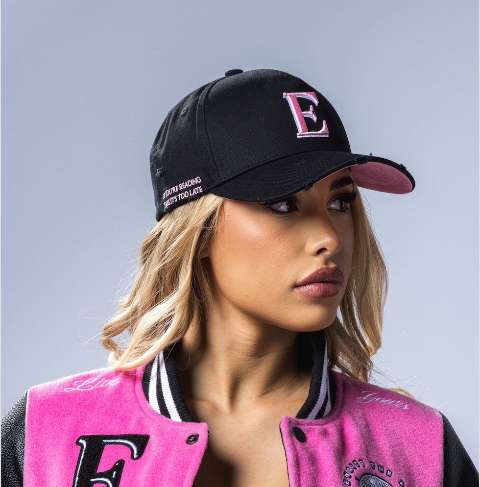 WOMEN'S DISTRESSED BASEBALL CAP