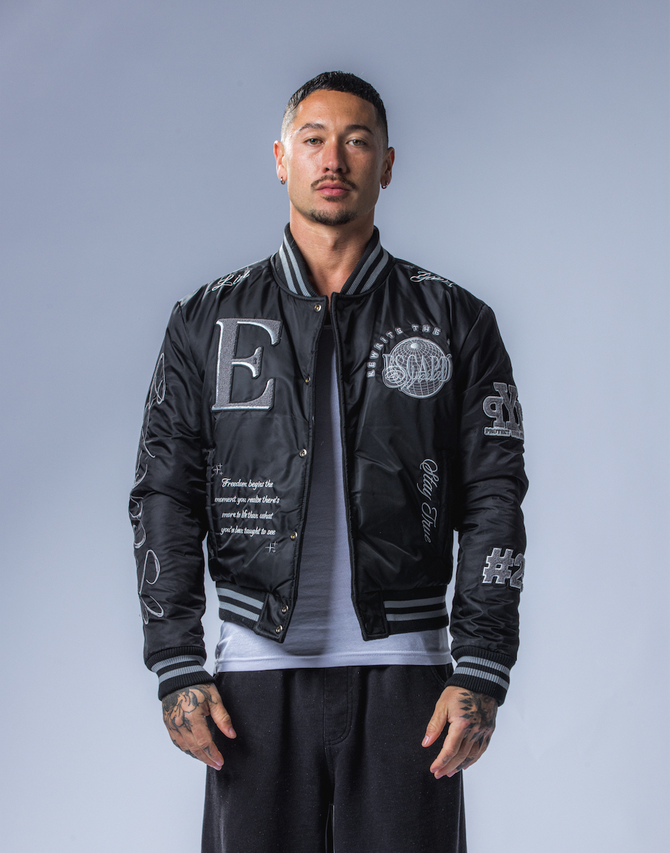 REVERSIBLE VARSITY JACKET