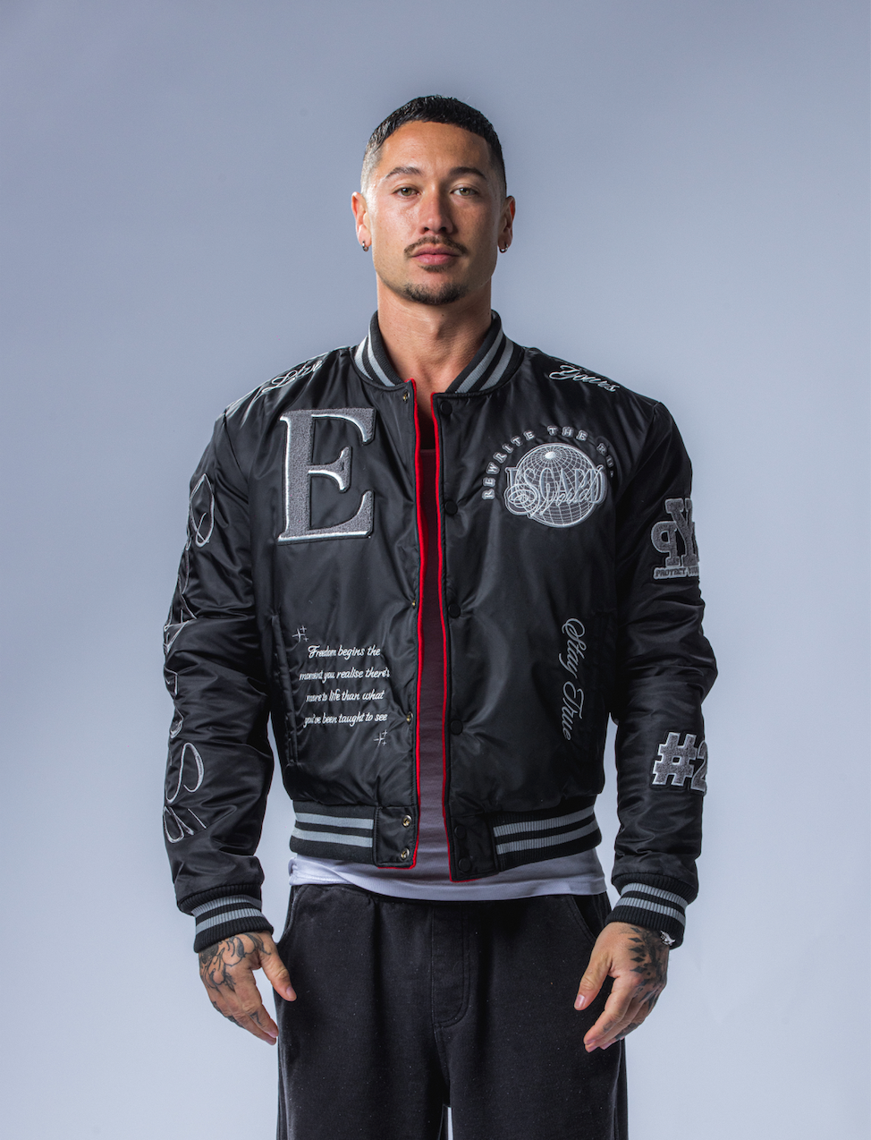 REVERSIBLE VARSITY JACKET