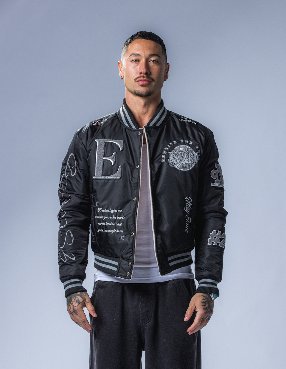 REVERSIBLE VARSITY JACKET