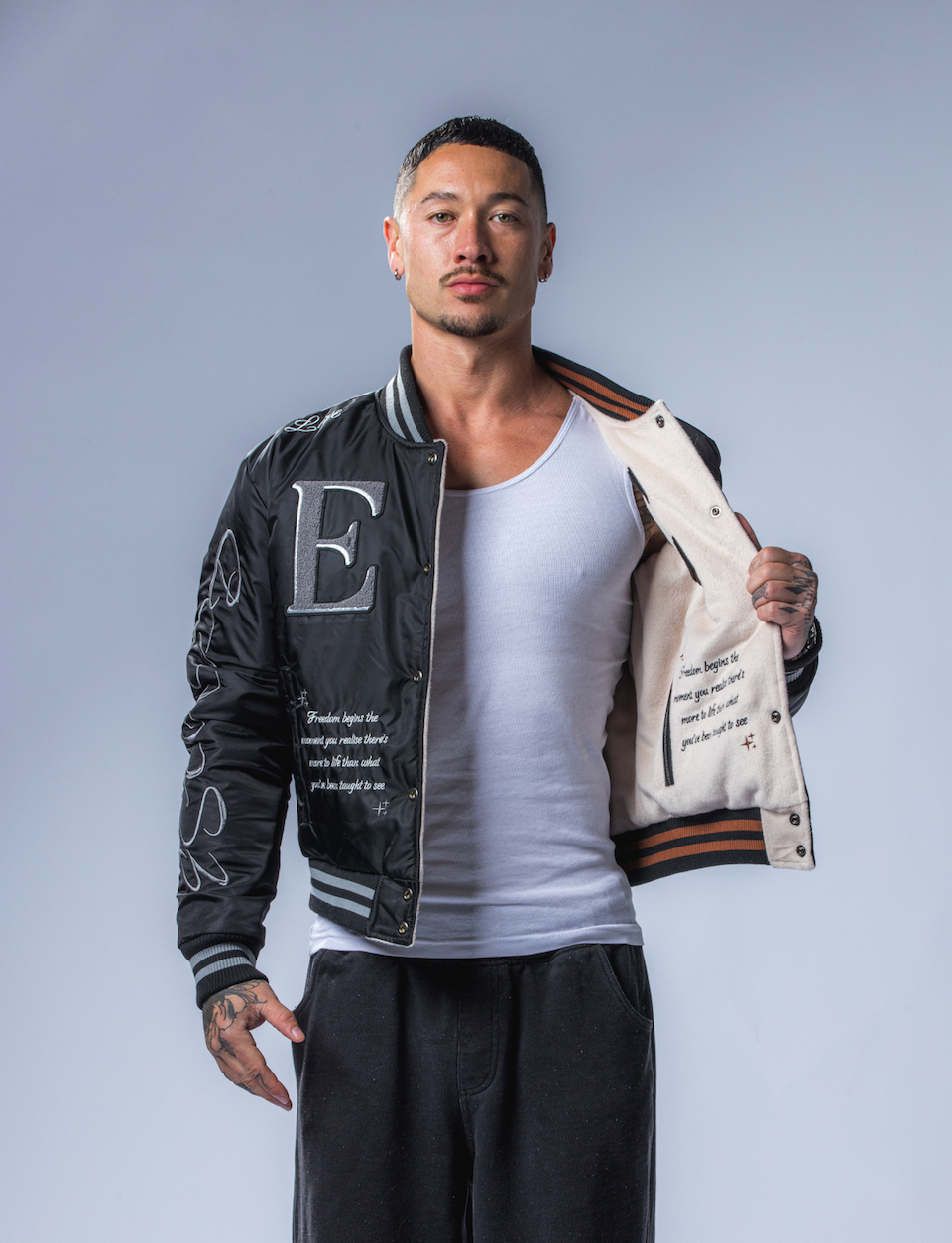 REVERSIBLE VARSITY JACKET