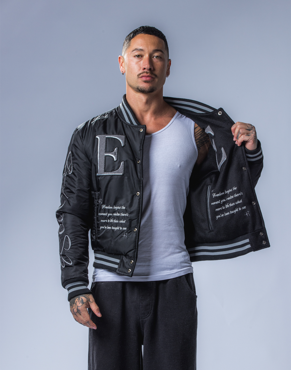 REVERSIBLE VARSITY JACKET