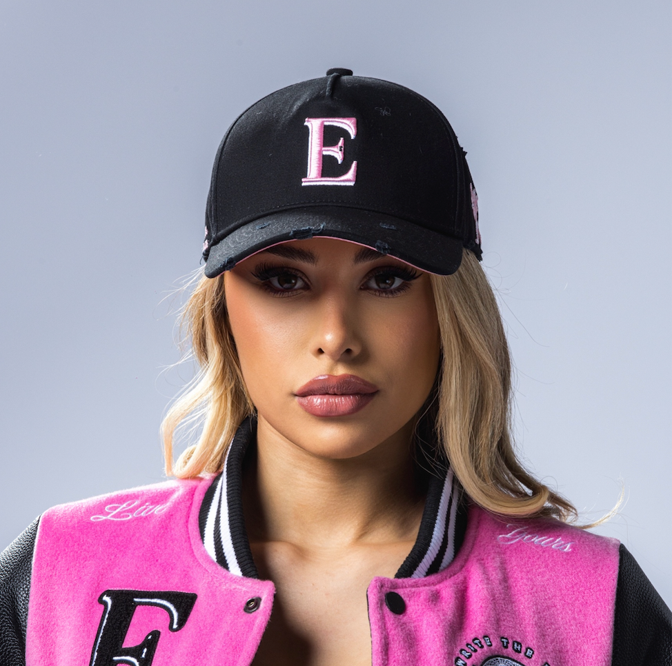 WOMEN'S DISTRESSED BASEBALL CAP